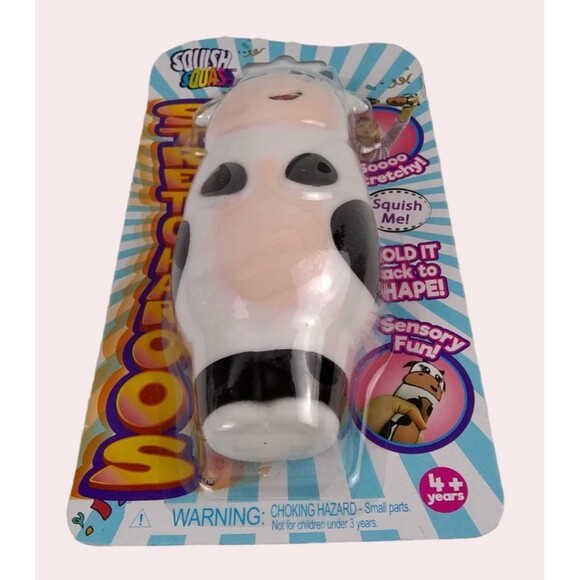 Stretchy Squishy Cow Stretcharoos Cowy Figure Toy Bettertoyz Squeezable Squish - Picture 5 of 16